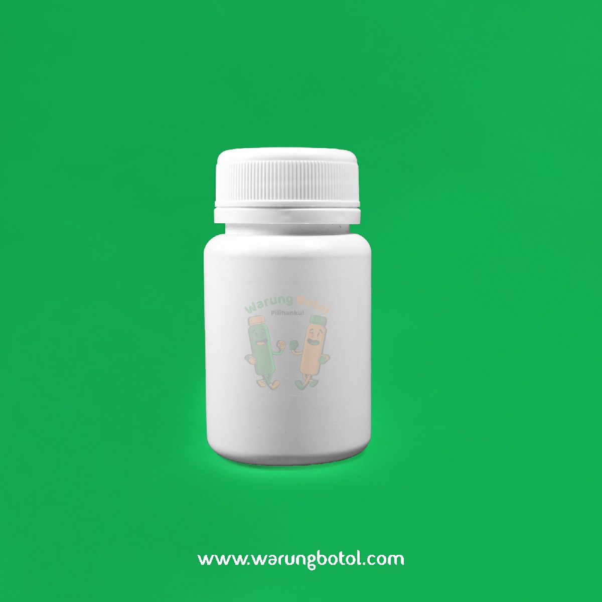 distributor toko jual botol plastik untuk obat kimia tablet kapsul herbal 100ml putih murah terdekat bandung jakarta bogor bekasi